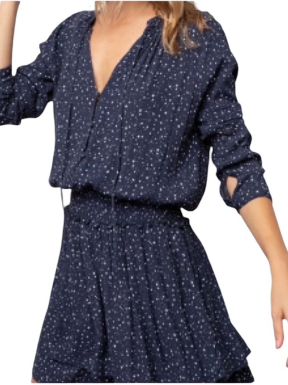 Rails Jasmine Star Print‎ Dress in the "Navy Nova" colorway